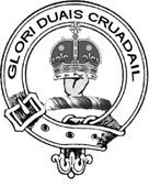 Crest Badge Gordon Stewart Duncan -
                                Click larger image.