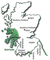 Map of Dalriada