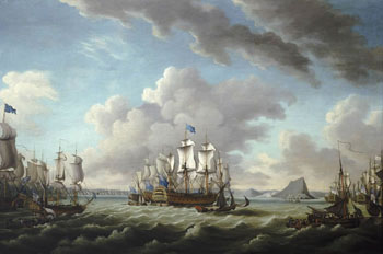 Relief of Gibraltar by Earl Howe, 11 October 1782