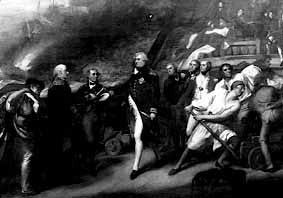 Admiral Duncan receiving the Dutch surrender